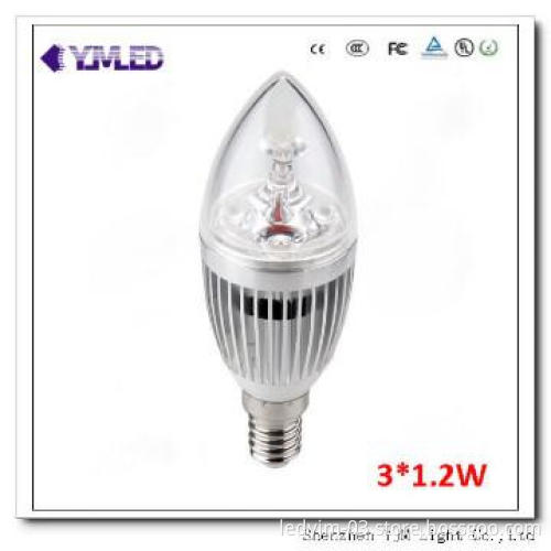 3W LED Candle Lights ,CE&ROHS,3 years warranty